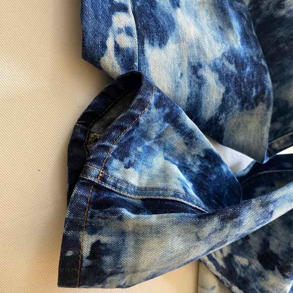 AUTHENTIC Alexander McQueen MCQ ACID WASHED DEMIN JEANS 31 - Picture 5 of 16